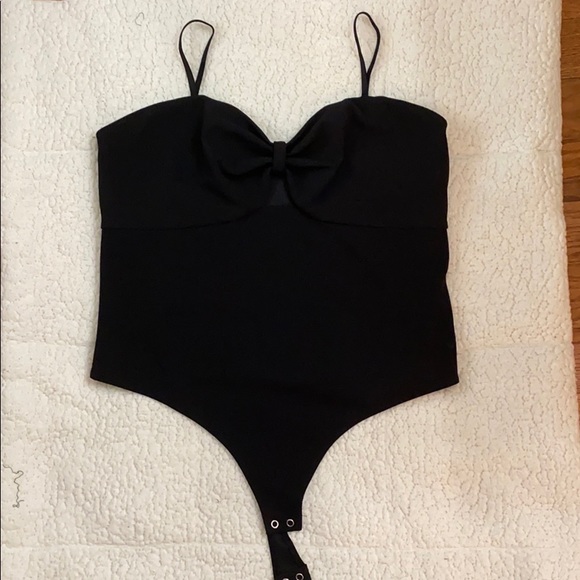 Express Tops - Black bodysuit